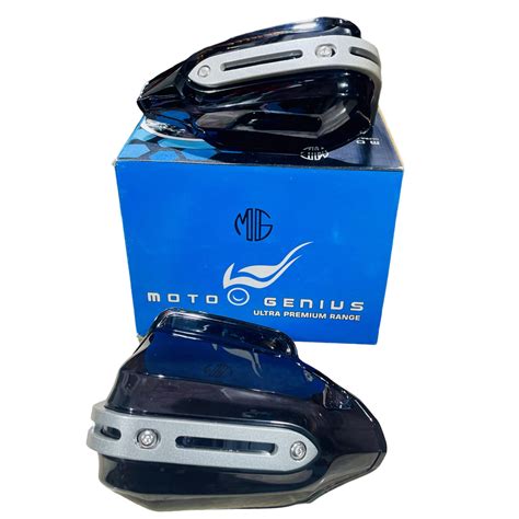 Unbreakable handguard with aluminium braces universal for all motorcyc ...