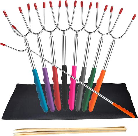 Marshmallow Roasting Sticks, Set of 8 Extra Long India | Ubuy