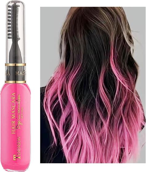 Pink Hair Chalk, Temporary Hair Dye, Coloured Hair Mascara for Kids ...