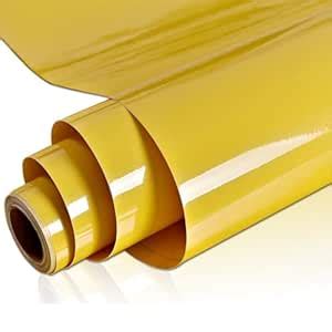 COSMOS STAR™ Yellow Glossy Contact Paper for Countertops Yellow Peel ...