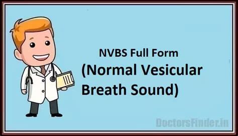 NVBS Full Form in Medical, What Does NVBS Stand For?