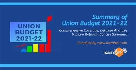 Budget 2021 Highlights: Union Budget 2021 Summary PDF Download