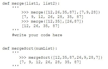 Merge Sort Algorithm Python 的图像结果