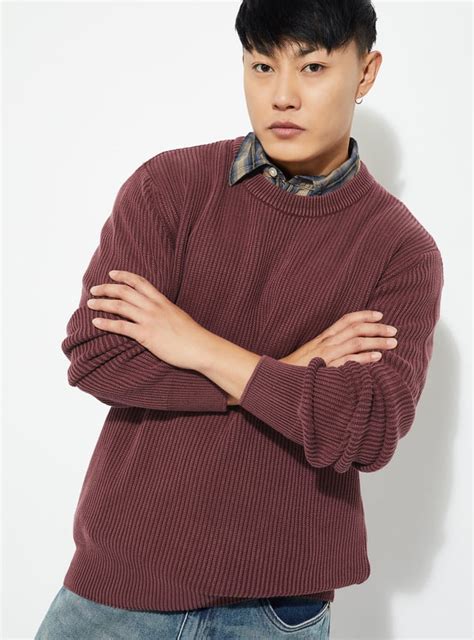 Buy URB_N Men Ribbed Sweater Online at just Rs. 1599.0 - 1000016034870 ...