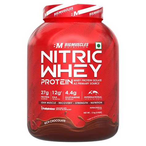 Big Muscles Nutrition Nitric Whey Protein 2Kg – Anandit Nutrition