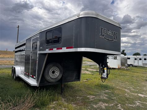 Used 2022 Logan Coach 4H Bullseye Horse Trailer for sale in Three Forks, MT