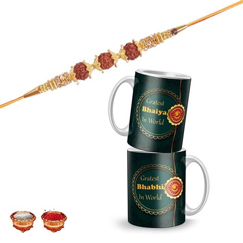 Luvkushcart® Mug Rakhi, Rakhi, Rakhi for Brother, Rakhi for Sister ...