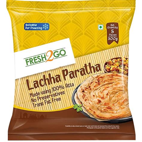 Laccha Paratha (Frozen) 60 gm Fresh2Go – JITCO
