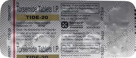 Tide 20 MG Tablet (10): Uses, Side Effects, Price & Dosage | PharmEasy