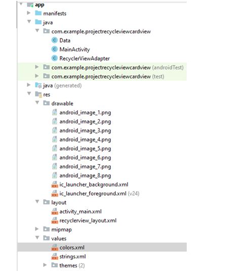 Image Classification Using Java in Android Studio 的图像结果