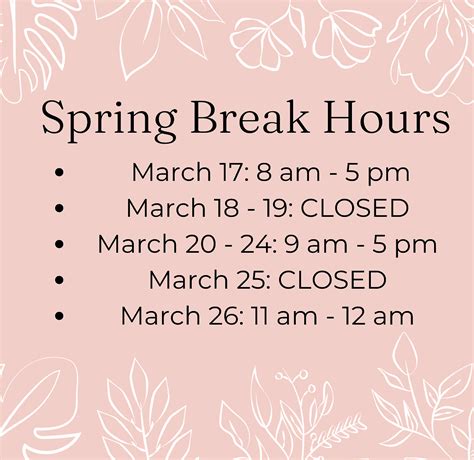 Image result for Spring Break Opening