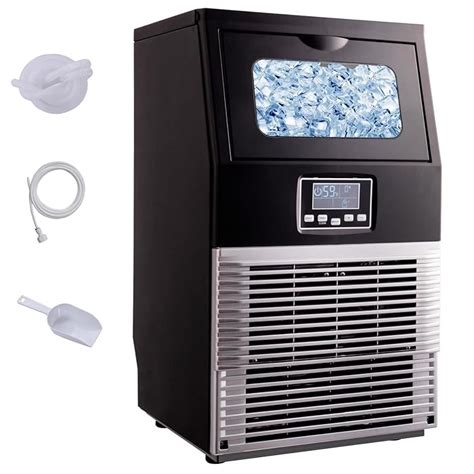 Buy ROVSUN Freestanding Commercial Ice Maker Machine 66-77LBS/24H, Auto ...
