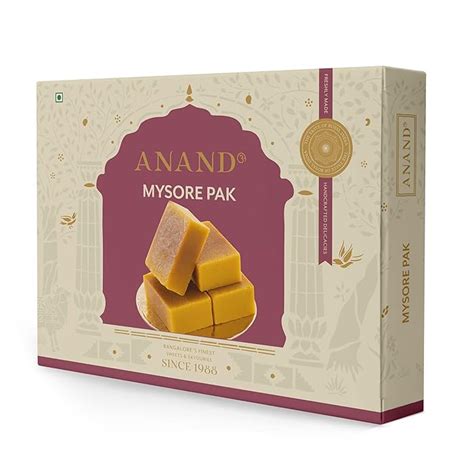 Buy ANAND Mysore Pak - Special Pure Ghee Mysore Pak Soft Melt in Mouth ...