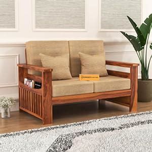 NEW MAMTA CRAFT Sheesham Wooden 2 Seater Sofa for Living Room ...