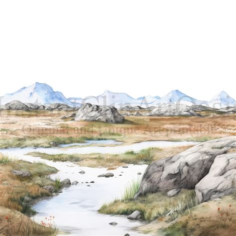 How To Draw A Tundra Landscape