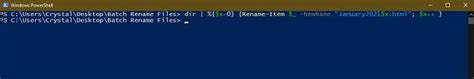 Batch Rename PowerShell 的图像结果