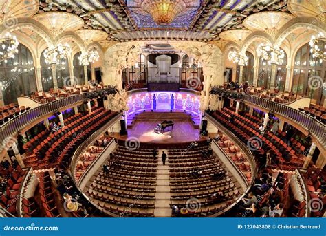 The Palau De La Musica Catalana Palace of Catalan Music a Concert Hall Designed in the Catalan ...