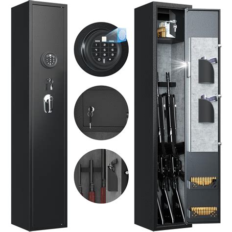 Amazon.com: SUXXAN Home Rifle and Pistols Gun Safe with LED Light ...