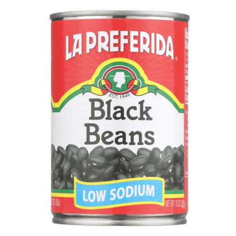 La Preferida® 15 oz. Low Sodium Black Beans | Kitch'n