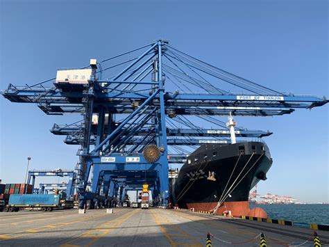天津港自动化码头建设取得重要进展-新华网
