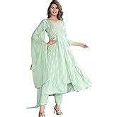 JD Finishing Rayon Printed Kurta with Pants & Dupatta Set for Women ...