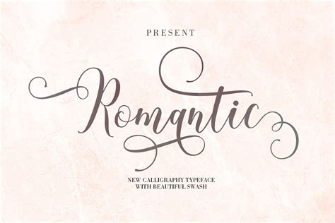 Romantic Font by Amarlettering · Creative Fabrica