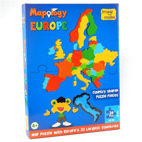 htconline.in| Imagi Make Mapology Europe Country Shaped Puzzle Kit