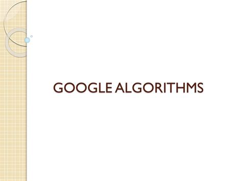 Image result for Google Algorithms Explained