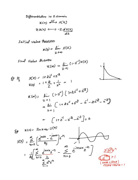 Note 17-Jan-2023 - notes of z transform - Digital Signal Processing ...