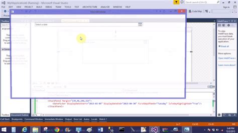 DateTimePicker WPF Visual Studio 的图像结果