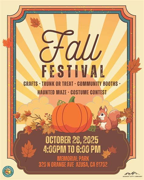 Calendar • Library Fall Festival
