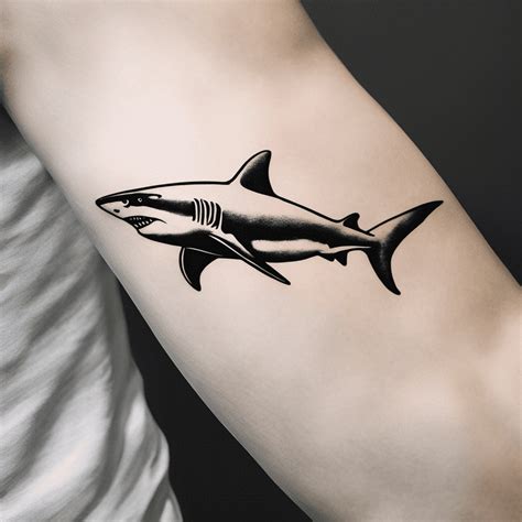 Shark Silhouette Tattoo