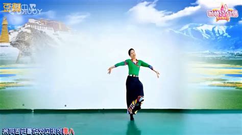 《蓝色天梦》藏族舞（小莹原创）如月改编镜面演示（🌹记得跟音乐练习时，使用镜面更棒啊🌹！） - YouTube