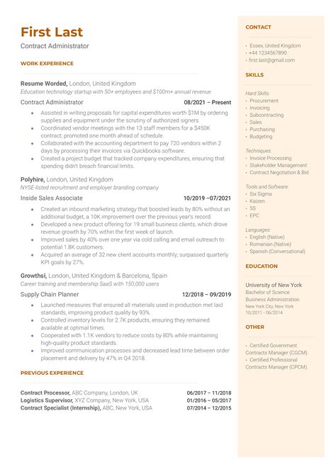 2 Project Administrator CV Examples for 2026 | Resume Worded
