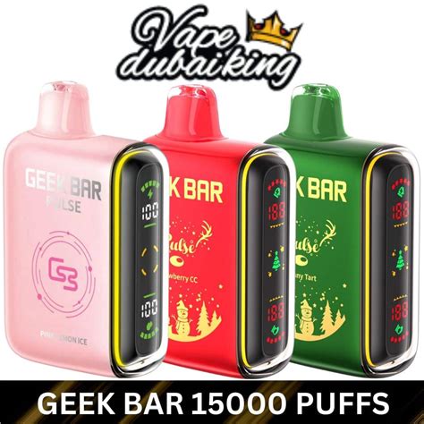Geek Bar Pulse 15000 Puffs Disposable Vape - Vape Dubai King
