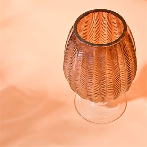 Desert Brown Textured Glass Vase – Samskara Home