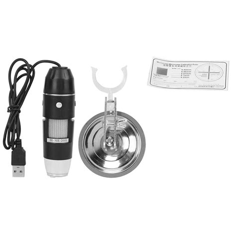 Digital Microscope, Wide-Angle Eyepiece 0-200X Industrial USB ...