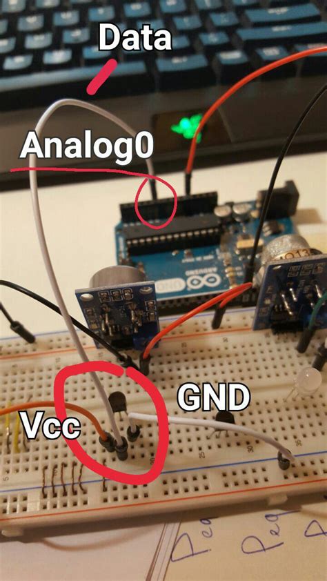 TMP36 Arduino Using Mapping 的图像结果