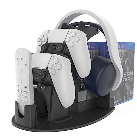 For PS5 Stand Playstation 5 Desktop Storage Holder PS5 Brackets Shelf ...