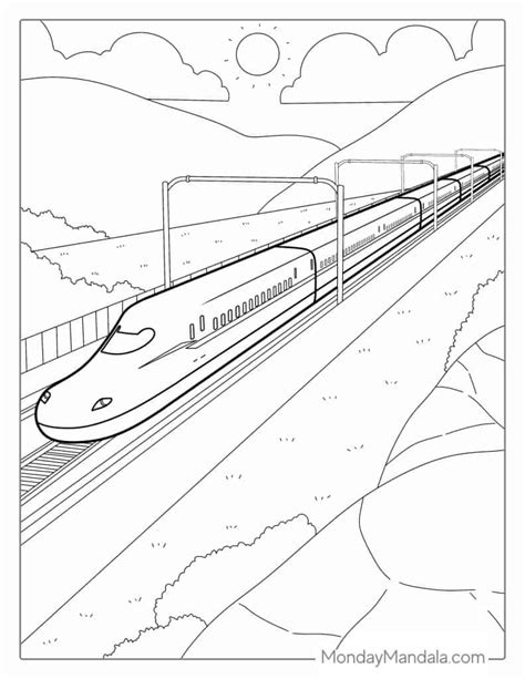 39 Train Coloring Pages (Free PDF Printables)