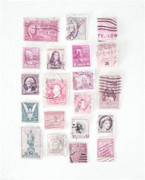 Vintage Stamp Art