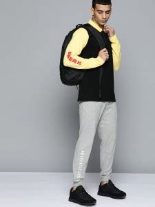 HRX by Hrithik Roshan Printed Men Polo Neck Black T-Shirt - Buy HRX by ...