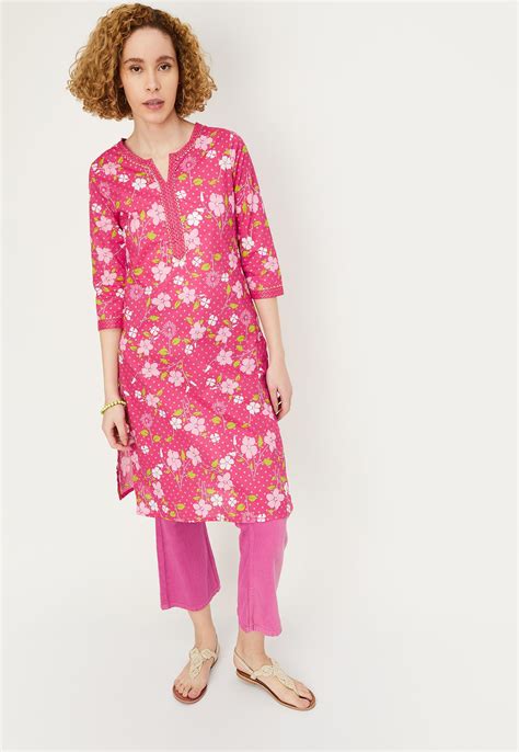 Buy Women Floral Printed Straight Kurta Online at just Rs. 499.0 ...