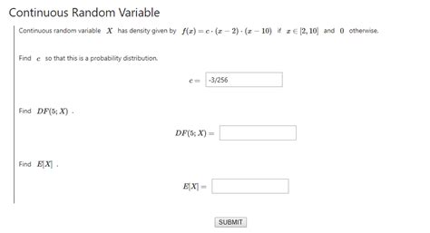 Image result for How to Solve Continuous Random Variable