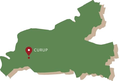 Peta Kabupaten Rejang Lebong Illustrato Rejang Lebong Mappa vettoriale ...