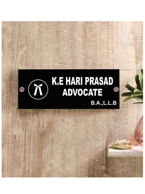 Advocate Name Plate | Name Plates For Lawyer – WOOPME