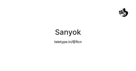 Sanyok — Teletype
