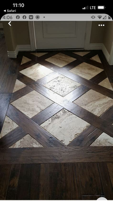 Rustic Wood Floor Tile Design