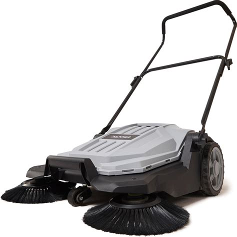 Amazon.com: Walk-Behind Hand Push Floor Sweeper, 25.6" Sweeping Width ...