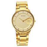 Titan Edge Metal Yellow Dial Stainless Steel Strap - 1843YM02 – KRISHNA ...